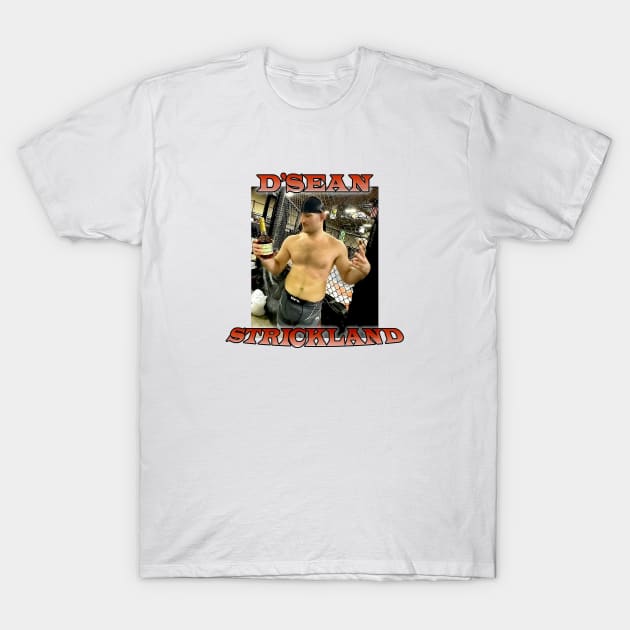 Sean Strickland Fighter T-Shirt by Ndeprok